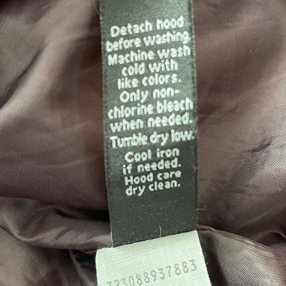 Apt. 9 Heavyweight Coat with hood, XL, Maroon - Picture 6 of 8